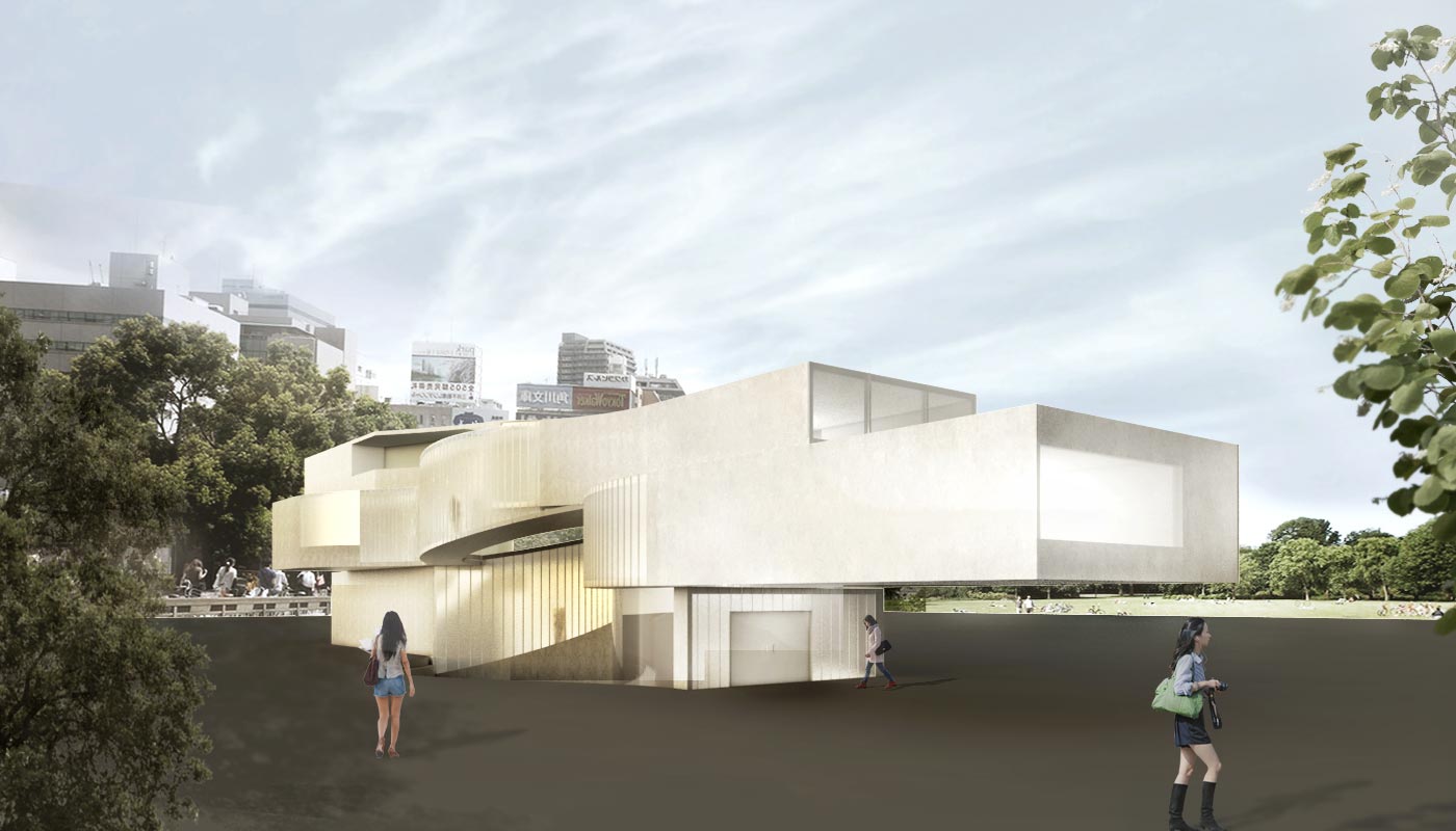 Exterior render of Mitsume Dori